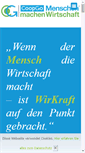 Mobile Screenshot of menschen-machen-wirtschaft.de